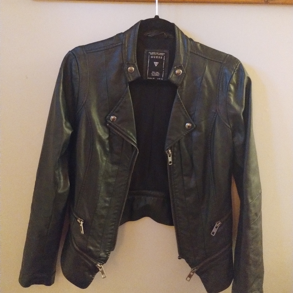 Guess faux leather jacket
